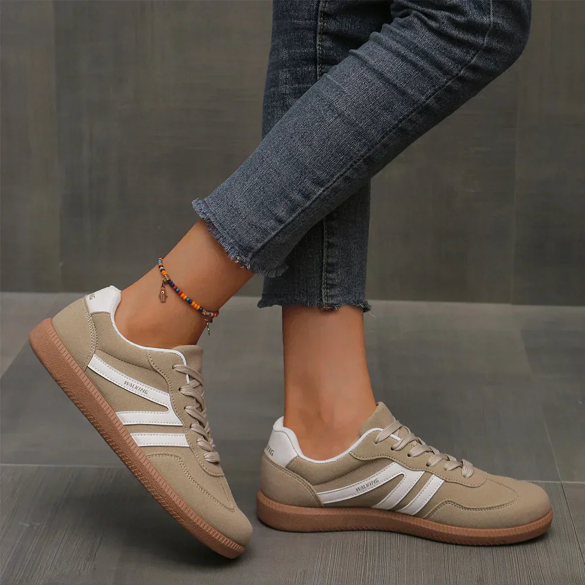Serena Orthopedische dames sneakers – lichte wandelschoenen met steun en ademend mesh