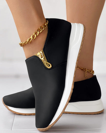 Belina | Instap Schoenen Met Rits