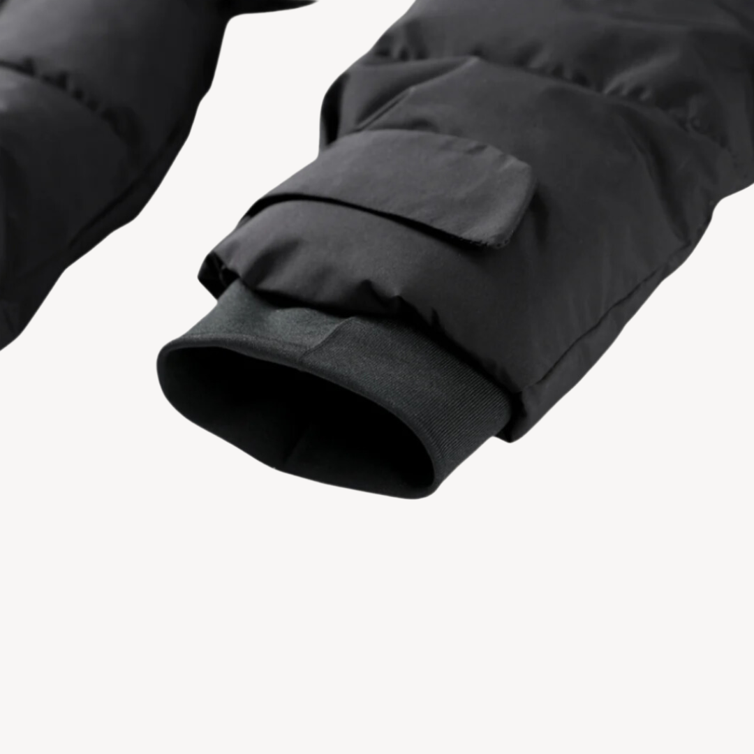 Valentina Gewatteerde donsjas dames met ceintuur – warme lange puffer jas voor de winter