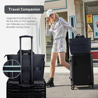 Alba Bag | Waterdichte Puffer Tas met Ruime Opbergcapaciteit voor tablet en laptop