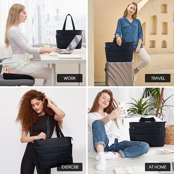 Alba Bag | Waterdichte Puffer Tas met Ruime Opbergcapaciteit voor tablet en laptop