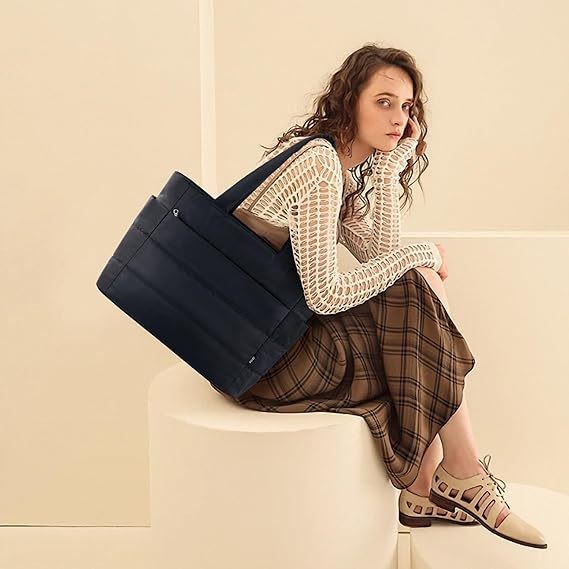 Alba Bag | Waterdichte Puffer Tas met Ruime Opbergcapaciteit voor tablet en laptop