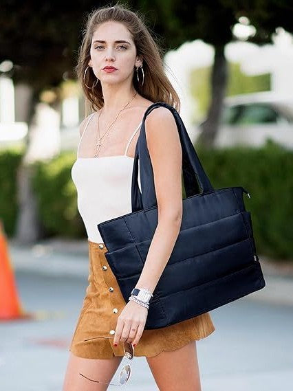 Alba Bag | Waterdichte Puffer Tas met Ruime Opbergcapaciteit voor tablet en laptop