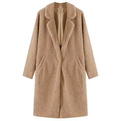 Noor Winterjas | Warme Lange Jas voor Dames met Hoge Kraag en Zachte Voering