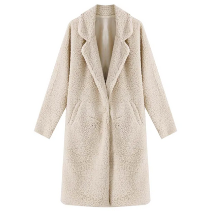 Noor Winterjas | Warme Lange Jas voor Dames met Hoge Kraag en Zachte Voering