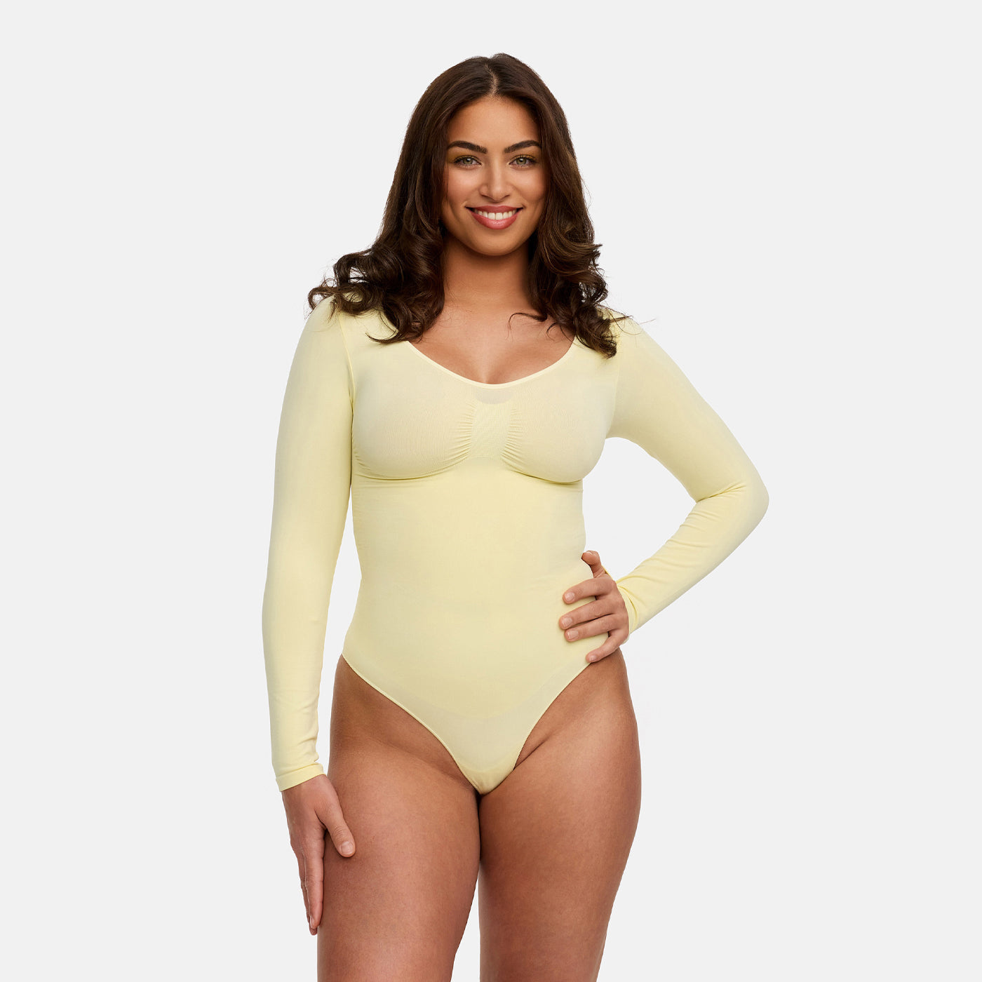 ARYANNA – Longsleeve Sculpt Bodysuit (Stringmodel)
