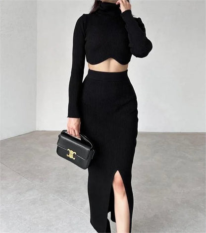 Bianca Set | Chique Dames Set met Coltrui en Elegante Rok