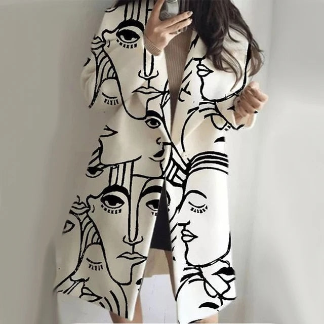 Isabella lange mantel dames met reverskraag – stijlvolle winterjas voor herfst