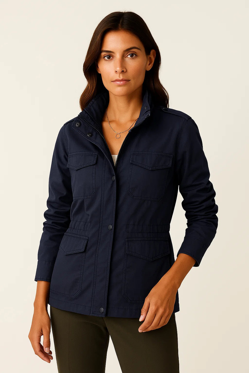 Claudia Lichtgewicht Jas Dames – Stijlvolle Halflange Tussenjas met Comfortabele Pasvorm