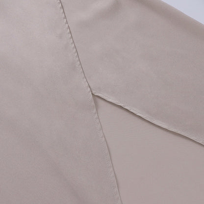 Amalia Jurk | Lange Chiffon & Satijnen Jurk met Pailletten en Elegante V-Hals