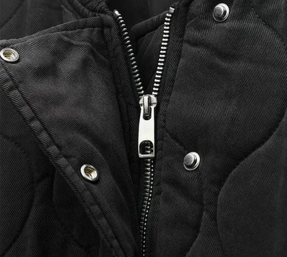 Sienna Gewatteerde bomber winterjas dames – oversized quilted jas met casual look