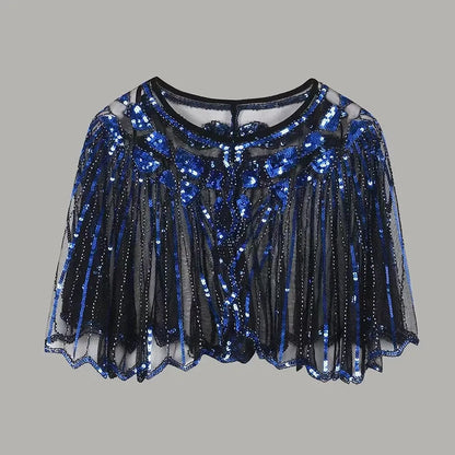 Lina | Sjaal met mooie versiering om jurk te verrijken