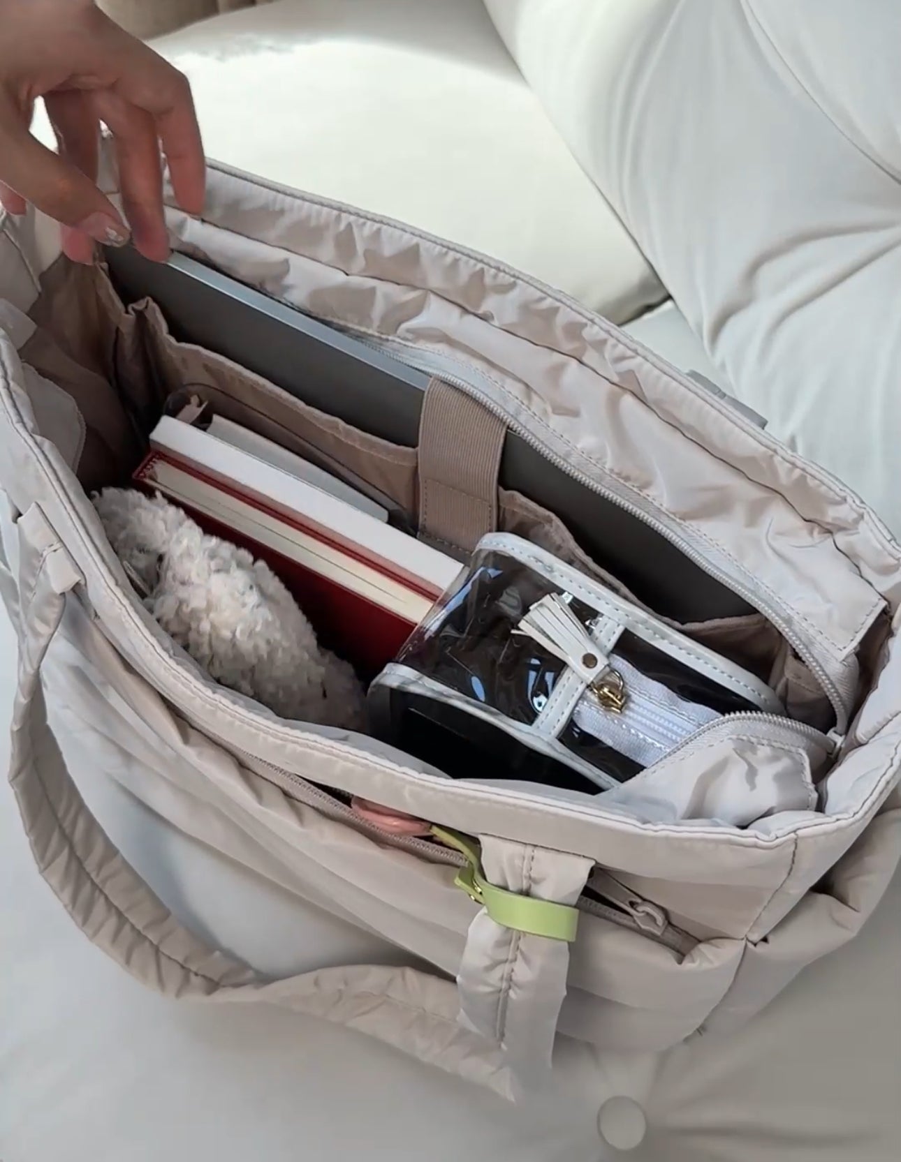 Lovella Puffer Bag | Trendy Waterafstotende Schooltas met Ruime Inhoud