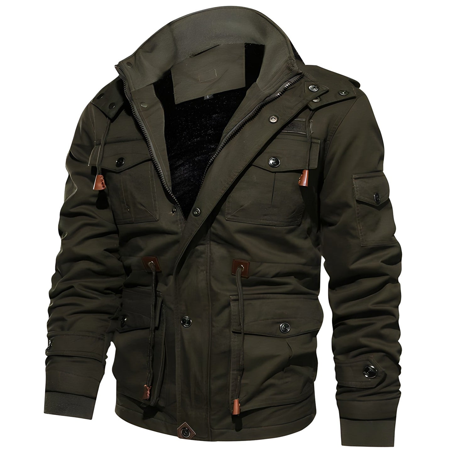 Maxim Winterjas | Militaire Waterafstotende Jas voor Heren met Warme Fleece Voering