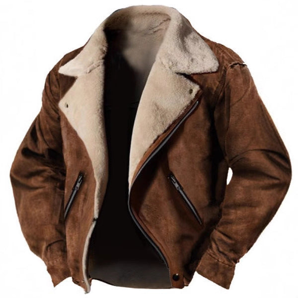 Matteo Suede Jacket | Herenjas met Shearling Voering en Gestructureerde Pasvorm