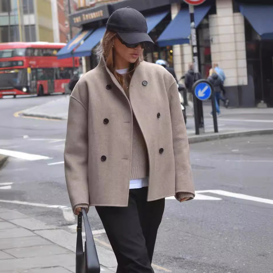 Marilena Cropped winterjas dames – moderne korte winterjas met stijlvolle pasvorm