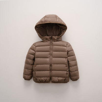 Giulia Dames gewatteerde winterjas met capuchon – warme lichtgewicht jas voor koude dagen