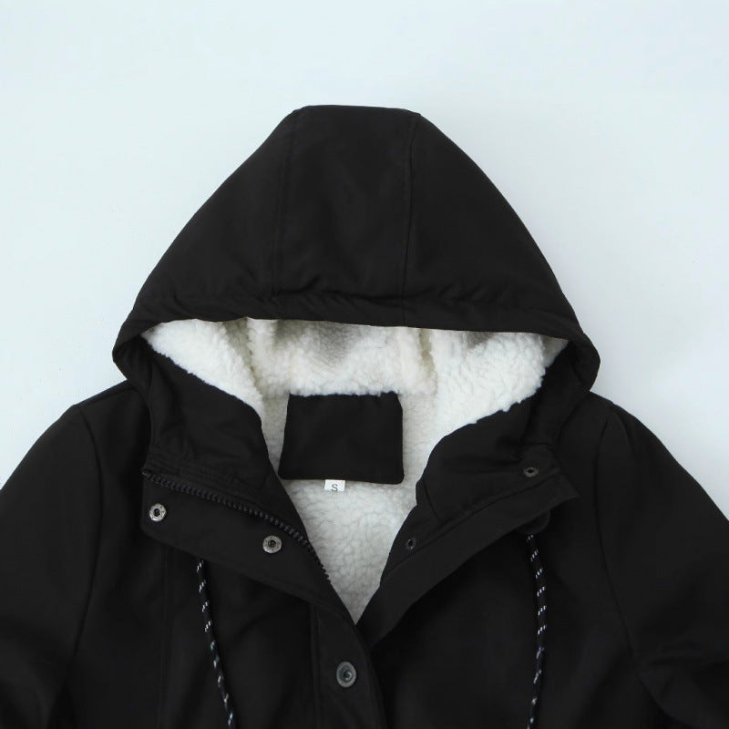 Giovanna Winterjas voor Dames | Warme Fleecevoering en Verstelbare Capuchon