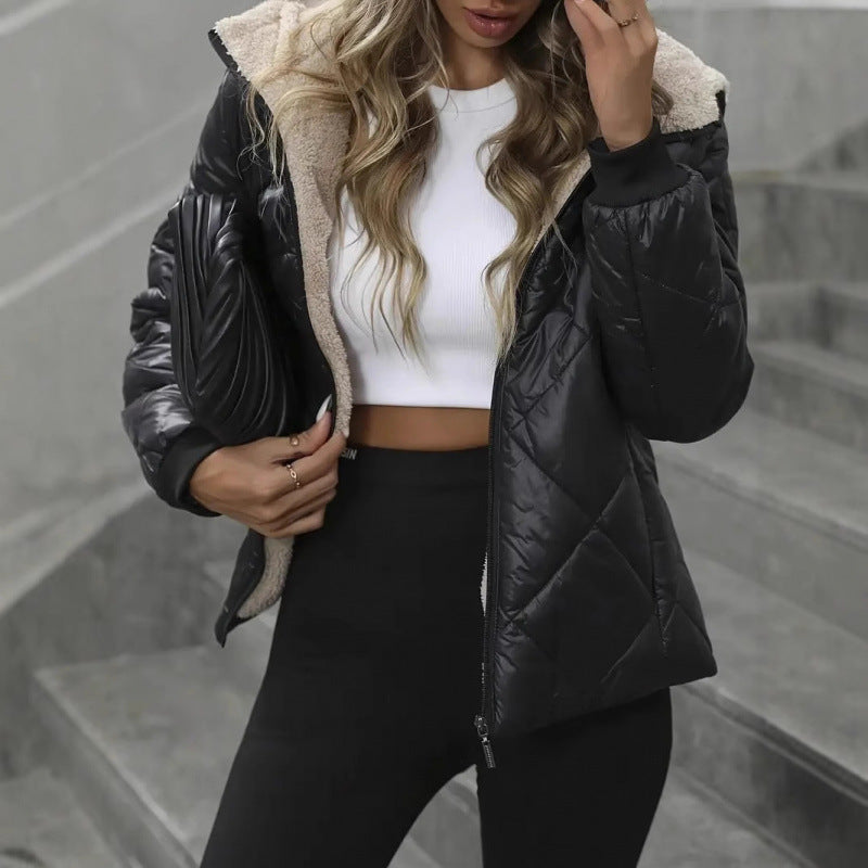 Elena Gewatteerde Jas | Warme Dames Winterjas met Fleece Voering en Waterafstotende Afwerking