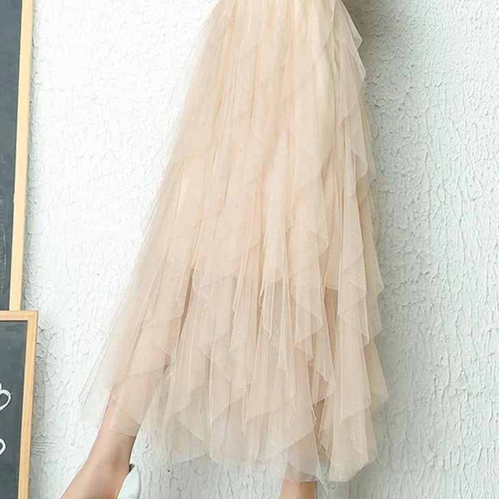 Amelie Geplooide Rok | Hoge Taille, Flatterende Plooien en Tijdloze Stijl