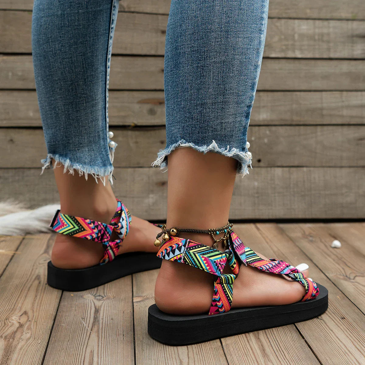 Ibiza Zomerslippers | Comfortabele Slip-On Sandalen met Platte Zool