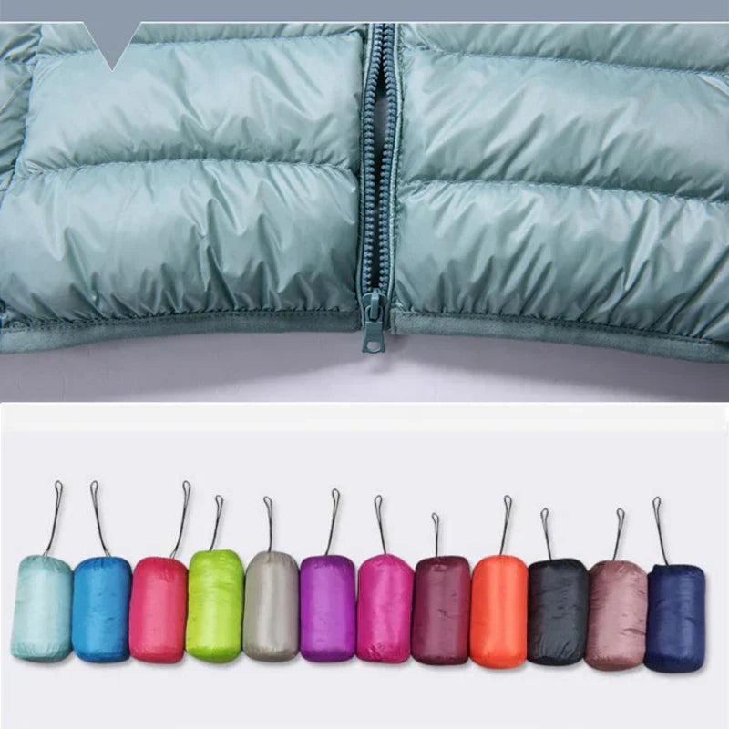 Chiara Jas | Lichtgewicht Dames Donzen Jas met Kap en Waterafstotende Laag