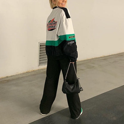 Giulietta Martel dames jas – elegante voorjaarsjas met print en moderne bat-snit