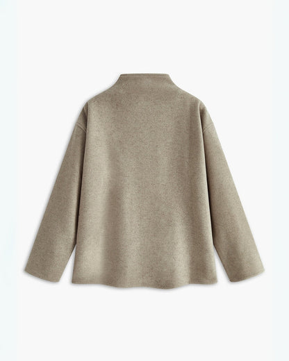 Giovanna Oversized Button-Down Jas Dames – Stijlvolle Wintertjas met Tijdloos Design