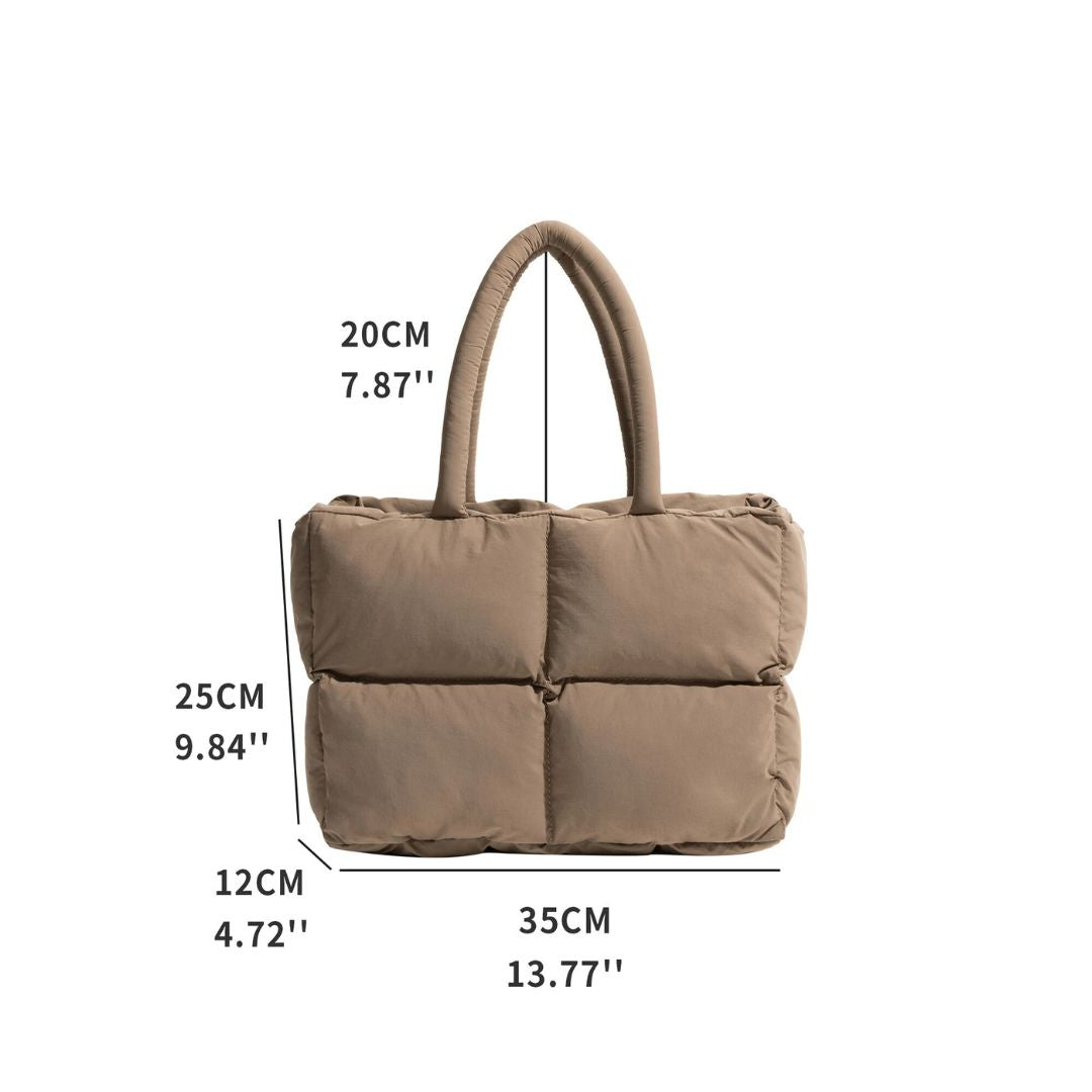 Ashley Puffer Tas | Stijlvolle en Ruime Tas voor Werk, School en Dagelijks Gebruik