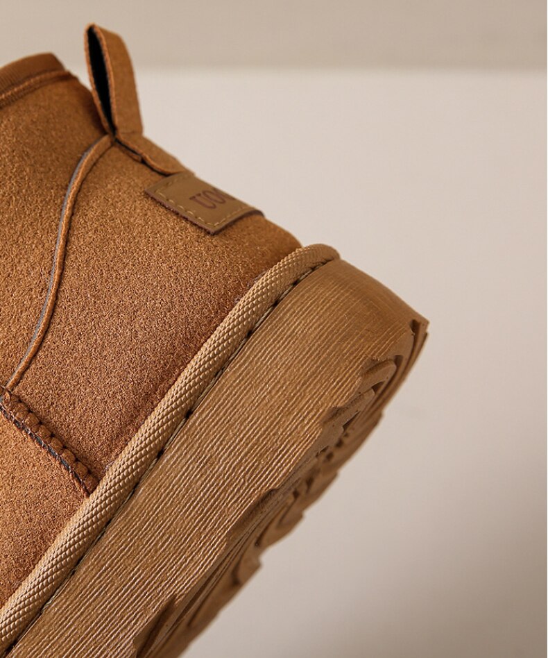 Giulia Enkellaarzen voor Dames | Warme Winterlaarzen met Bontvoering en Antislipzool