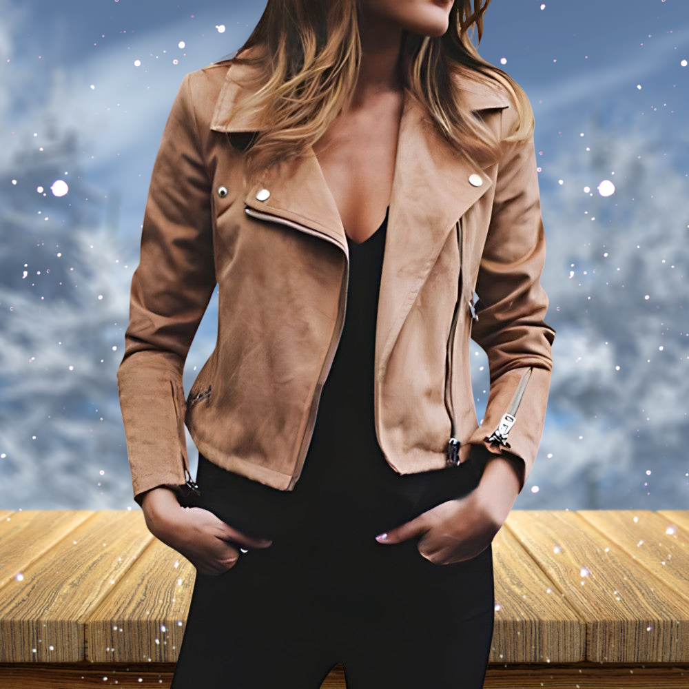 Elena Jas | Lichtgewicht Jas met Reverskraag en Tijdloze Elegantie