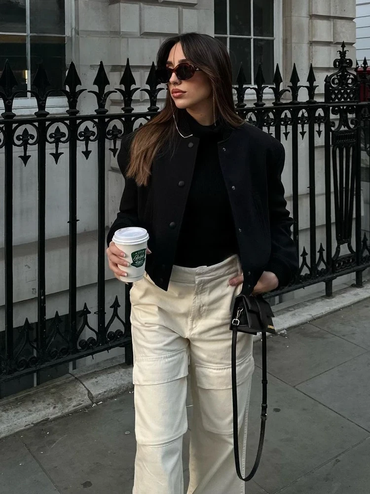 Aaliyah Bomberjack | Elegante Losvallende Jas met Warme Voering