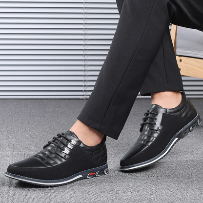 Leonardo Schoenen | Leren Orthopedische Herenschoenen met Voetboogsteun en Antislipzool