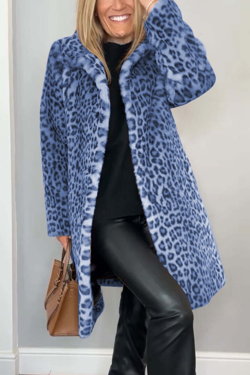 Isabella luipaardjack dames | Trendy winterjas met luipaardprint | Stijlvol statement jack
