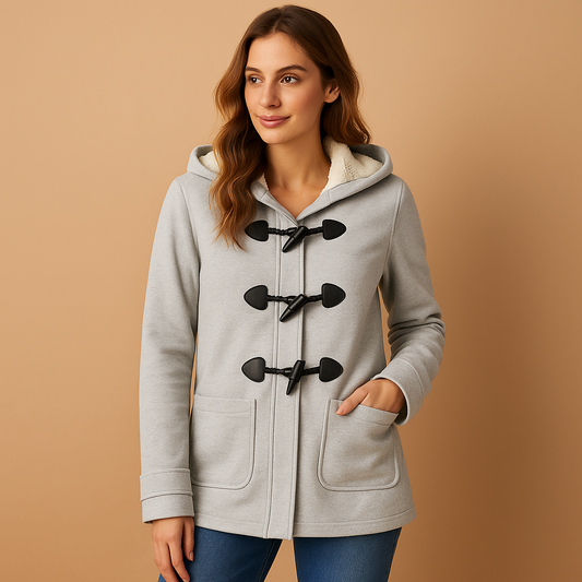 Elisabetta Lange Winterjas Dames met Capuchon – Warme, Winddichte Jas met Elegant Design