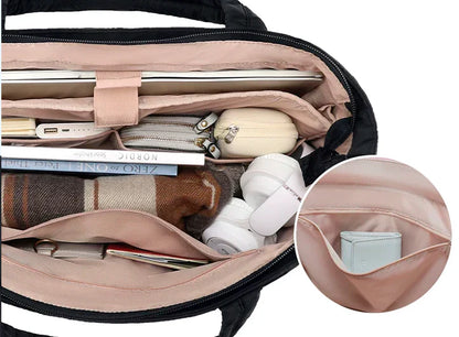 Allegra Puffer Bag – Trendy Schooltas voor Dames | Ruim & Waterafstotend