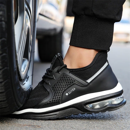 Valeria Dames werkschoenen met stalen neus – orthopedische sneakers met antislipzool