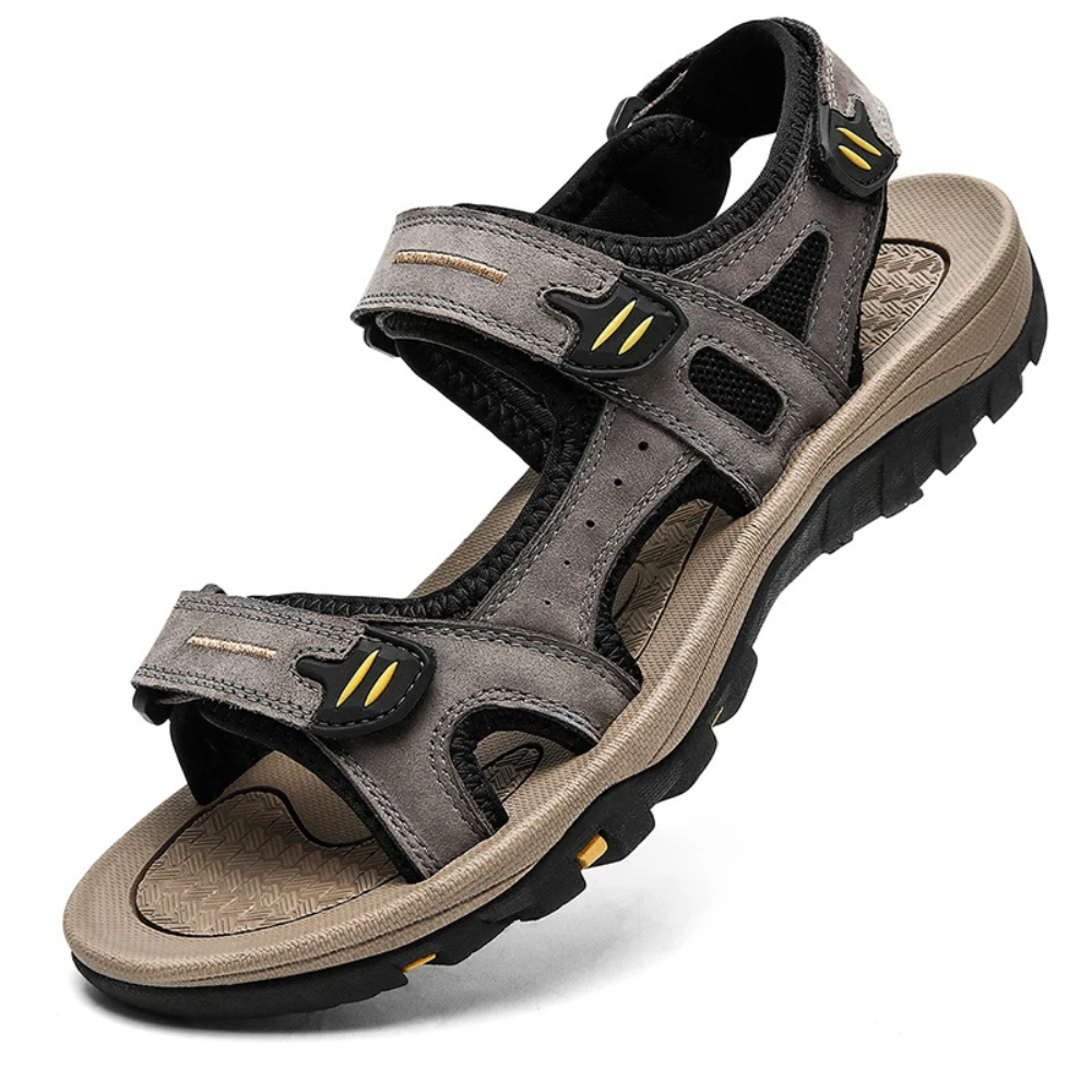 Lorenzo Sandalen | Heren Zomersandalen met Klittenband en Antislip Zool