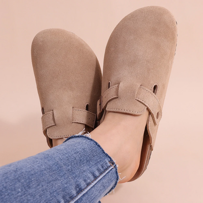 Isabella Pantoffels | Orthopedische Unisex Slippers met Fleece Voetbed en Kurken Zool