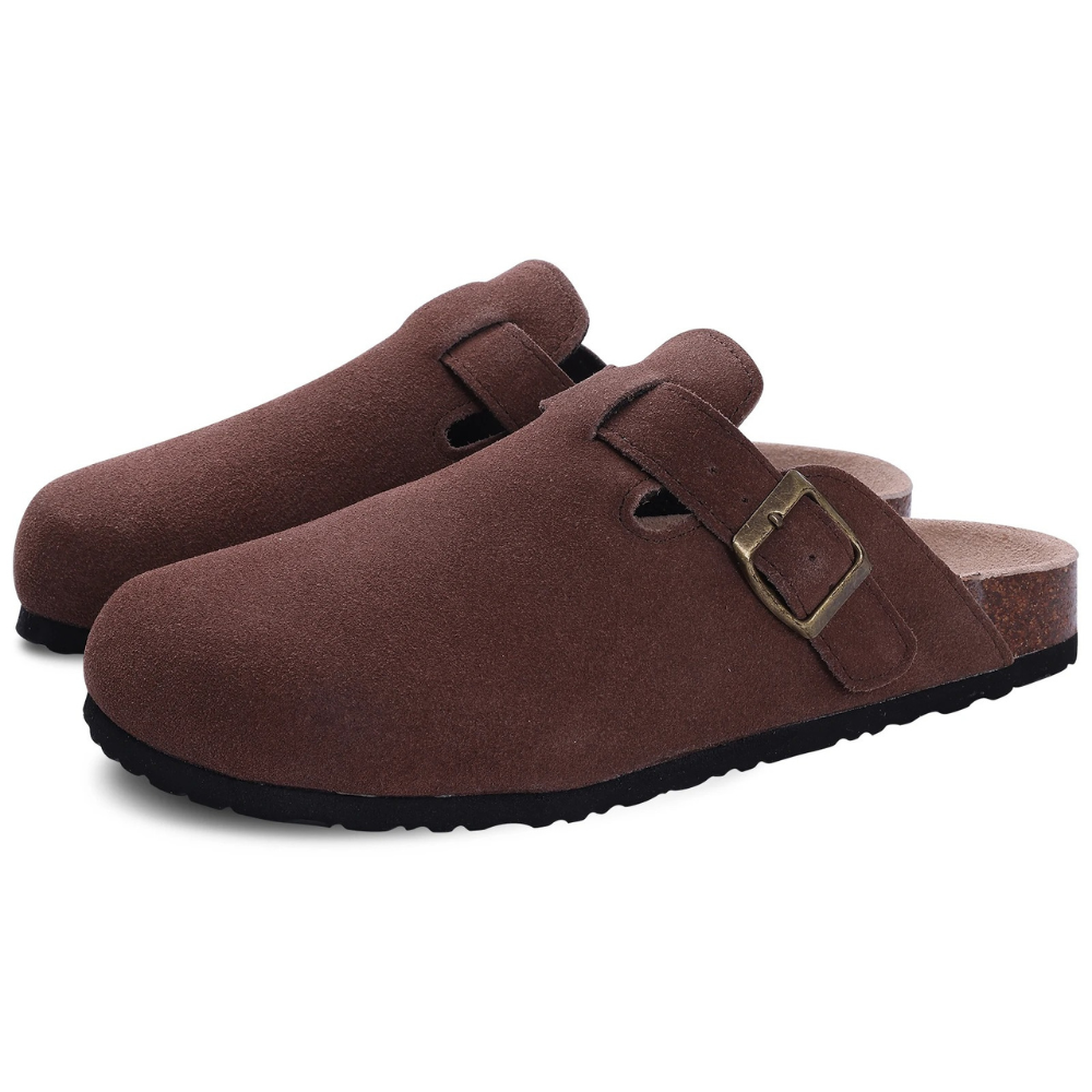 Isabella Pantoffels | Orthopedische Unisex Slippers met Fleece Voetbed en Kurken Zool