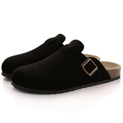 Isabella Pantoffels | Orthopedische Unisex Slippers met Fleece Voetbed en Kurken Zool