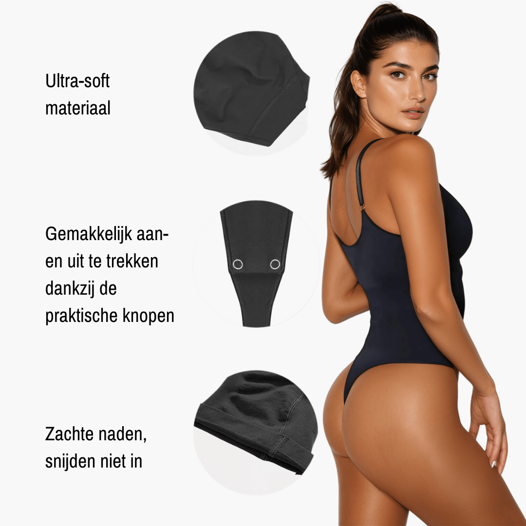 Lucia Snatching Shapewear Bodysuit String – Naadloos & Comfortabel