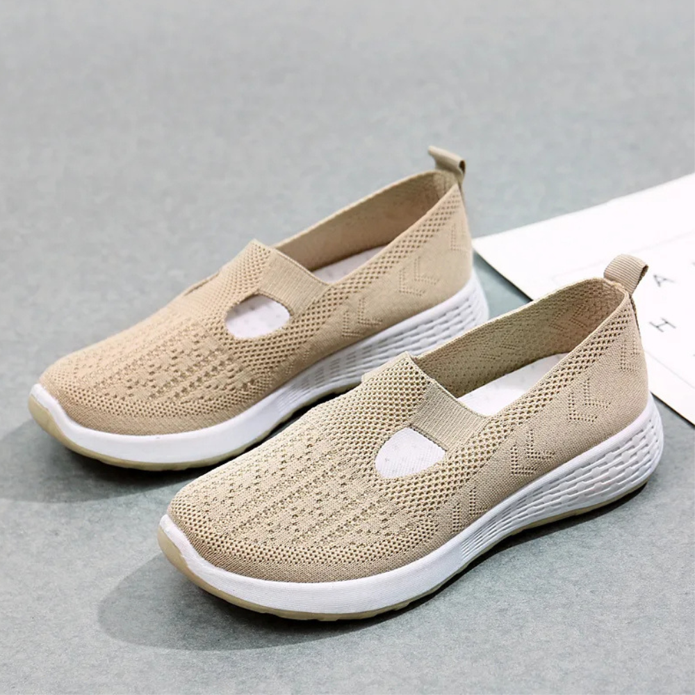 Valentina Instappers | Orthopedische Dames Instappers met Sleehak en Ademend Comfort