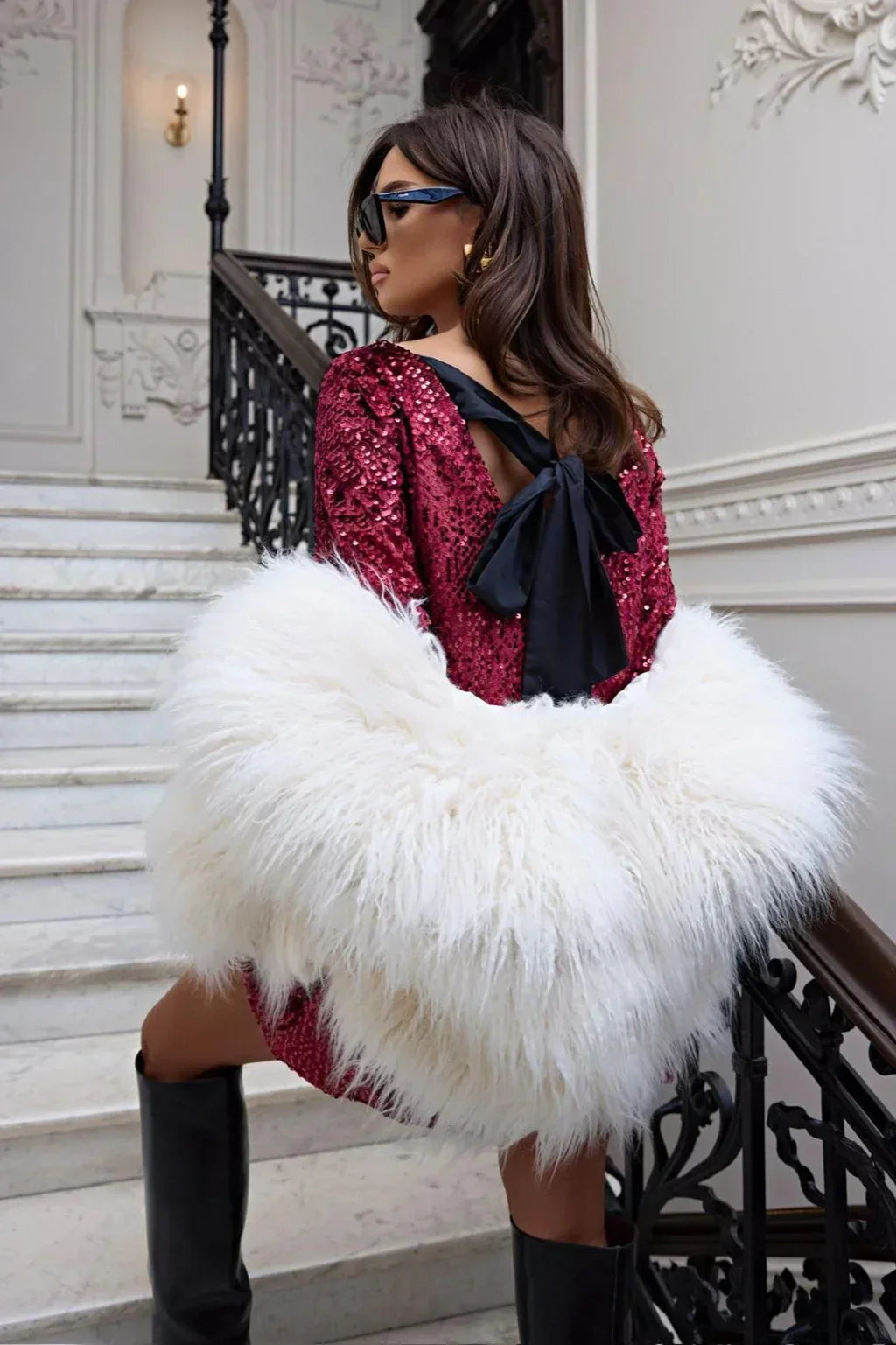 Astrid Dress | Sprankelende Glitterjurk voor Magische Momenten