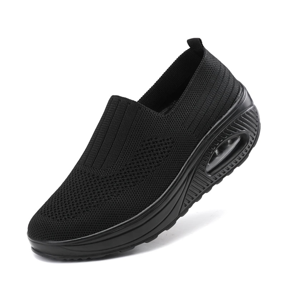 Aurelia Orthopedische Schoenen | Ademend Mesh Slip-On met Sleehak en Voetondersteuning