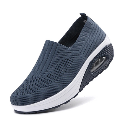 Aurelia Orthopedische Schoenen | Ademend Mesh Slip-On met Sleehak en Voetondersteuning